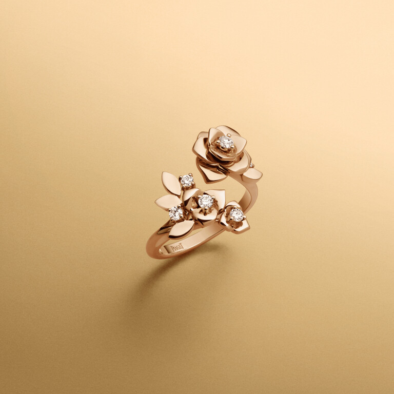 Piaget Rose ring roodgoud met diamant - G34UX700 - #5 Piaget Rose ring roodgoud met diamant - G34UX700 - #5