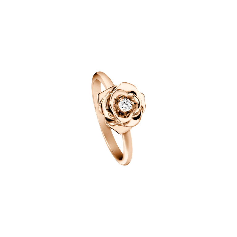 Piaget Rose ring roodgoud met diamant - G34UR400 - #3 Piaget Rose ring roodgoud met diamant - G34UR400 - #3