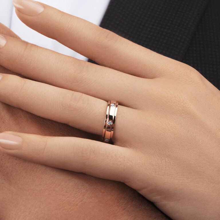 Piaget Possession Wedding ring roodgoud met diamant - G34PC200 - #3 Piaget Possession Wedding ring roodgoud met diamant - G34PC200 - #3