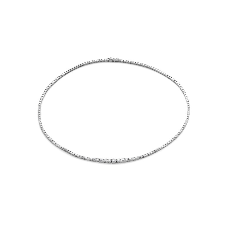 witgoud tennis collier met diamant SC Highlights Diamonds - #2 witgoud tennis collier met diamant SC Highlights Diamonds - #2