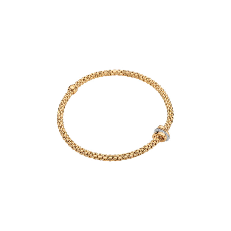 Fope Prima Armbanden geel/wit goud met diamant - 74408BX_BB_G_GBG_00S - #1 Fope Prima Armbanden geel/wit goud met diamant - 74408BX_BB_G_GBG_00S - #1