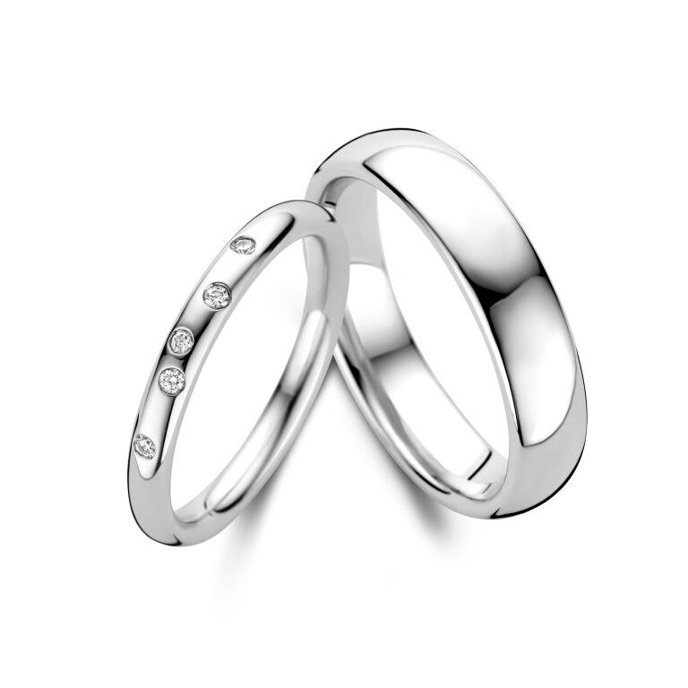 witgoud trouwring Classic Love Collection - 270540 - #2 witgoud trouwring Classic Love Collection - 270540 - #2