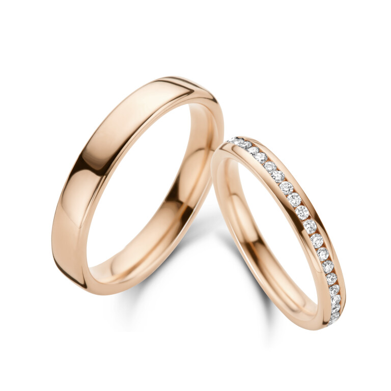 roodgoud trouwring Classic Love Collection - 280096 - #2 roodgoud trouwring Classic Love Collection - 280096 - #2