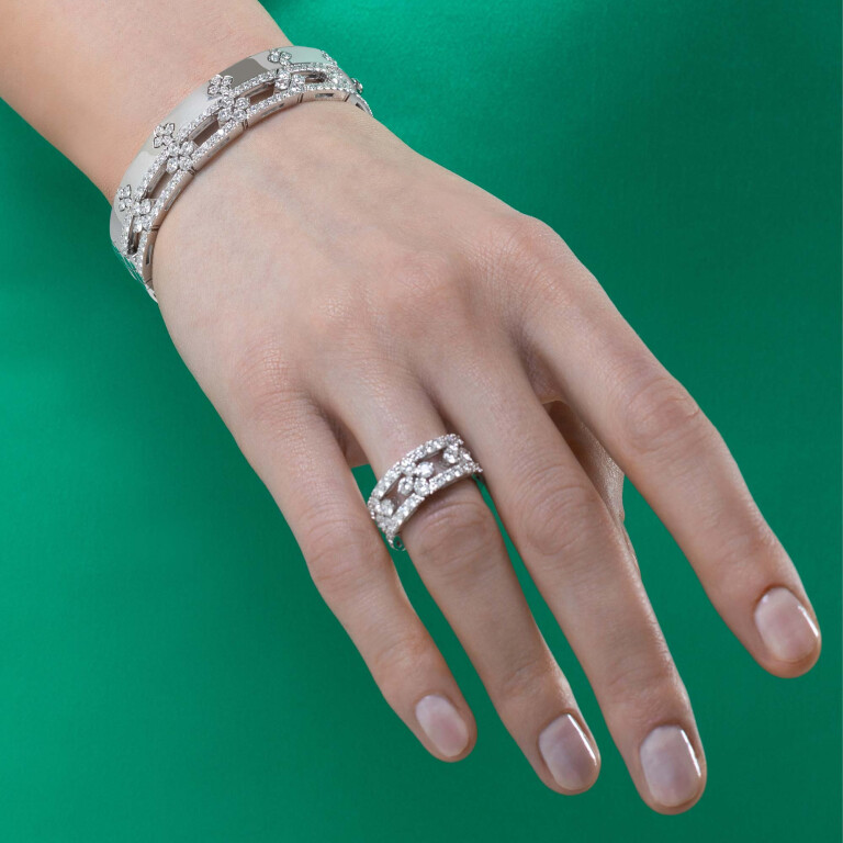 Roberto Coin Love in Verona ring witgoud met diamant - ADR888RI2240 - #3 Roberto Coin Love in Verona ring witgoud met diamant - ADR888RI2240 - #3