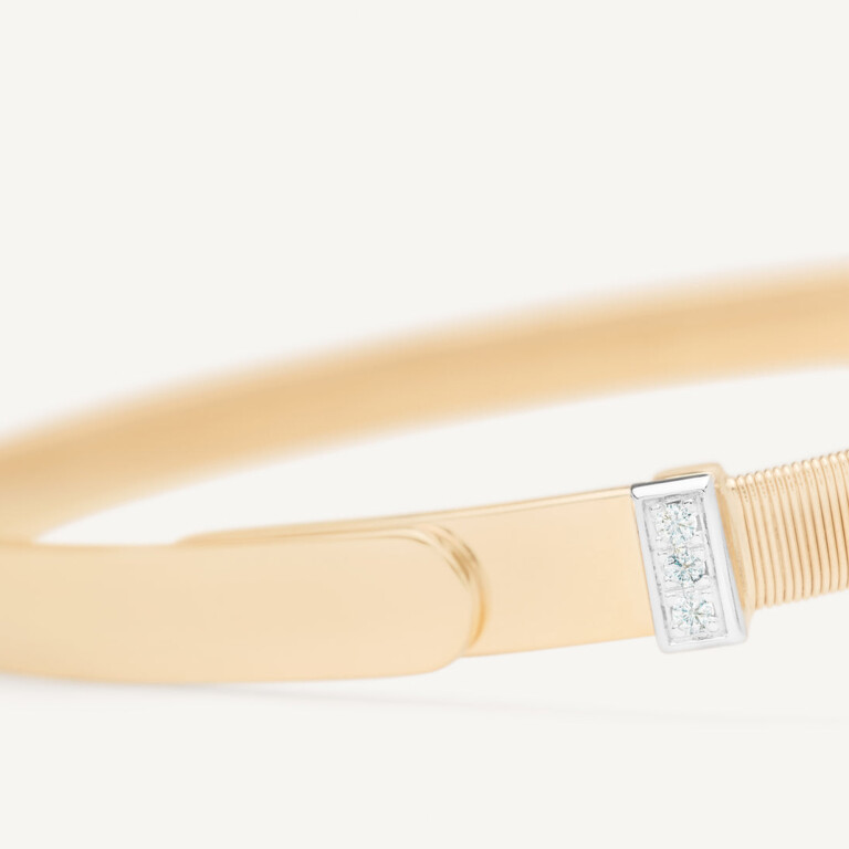 Marco Bicego Masai armband geel/wit goud met diamant - SG43_B3 - #2 Marco Bicego Masai armband geel/wit goud met diamant - SG43_B3 - #2