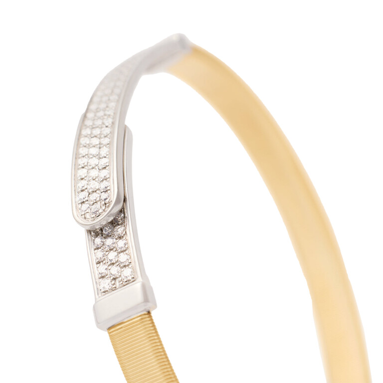 Marco Bicego Masai armband geel/wit goud met diamant - SG43_B1 - #3 Marco Bicego Masai armband geel/wit goud met diamant - SG43_B1 - #3