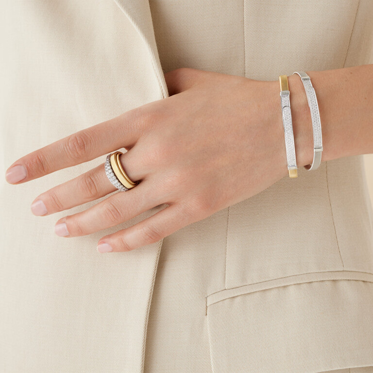 Marco Bicego Masai armband geel/wit goud met diamant - SG43_B1 - #2 Marco Bicego Masai armband geel/wit goud met diamant - SG43_B1 - #2