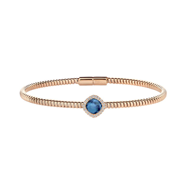 Tirisi Jewelry Milano Sweeties armband roodgoud met diamant - TB2208LBTP - #2 Tirisi Jewelry Milano Sweeties armband roodgoud met diamant - TB2208LBTP - #2