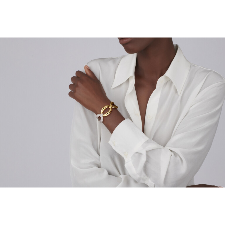 roodgoud schakel armband met diamant SC Highlights Diamonds - #3 roodgoud schakel armband met diamant SC Highlights Diamonds - #3