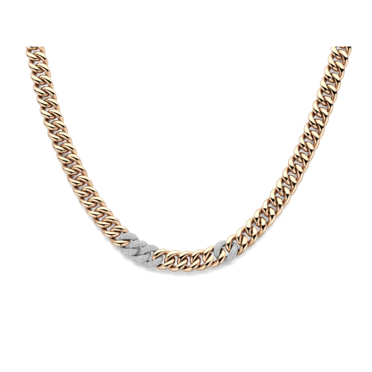 roodgoud collier met diamant SC Highlights Diamonds - #2 roodgoud collier met diamant SC Highlights Diamonds - #2