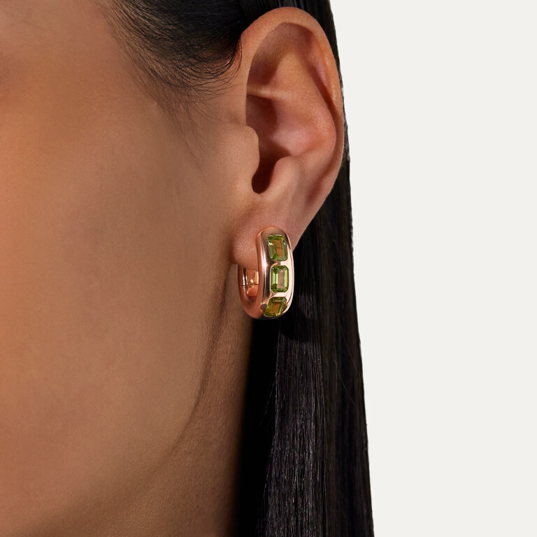 Pomellato Iconica oorknoppen roodgoud met Peridoot - POC3020 O7000 000EY - #2 Pomellato Iconica oorknoppen roodgoud met Peridoot - POC3020 O7000 000EY - #2