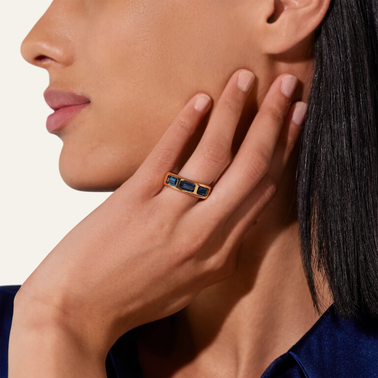 Pomellato Iconica ring roodgoud met London topaas - PAC3020 O7000 000TL - #2 Pomellato Iconica ring roodgoud met London topaas - PAC3020 O7000 000TL - #2