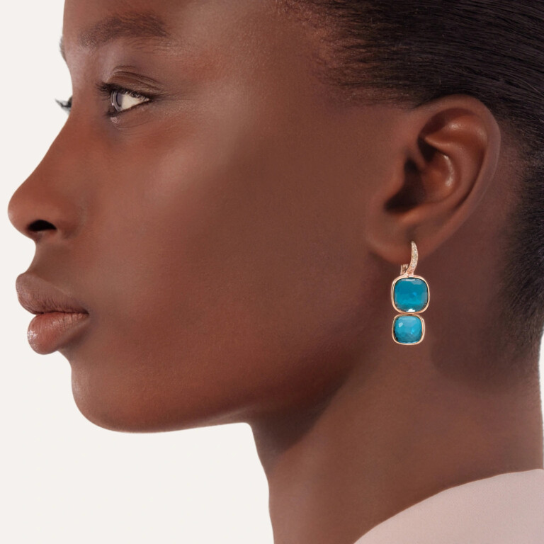 Pomellato Nudo oorhangers roodgoud met diamant - POC2025 O7WHR DB0TL - #4 Pomellato Nudo oorhangers roodgoud met diamant - POC2025 O7WHR DB0TL - #4