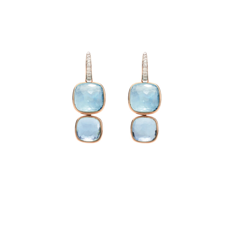 Pomellato Nudo oorhangers roodgoud met diamant - POC2025 O7WHR DB0OY - #2 Pomellato Nudo oorhangers roodgoud met diamant - POC2025 O7WHR DB0OY - #2