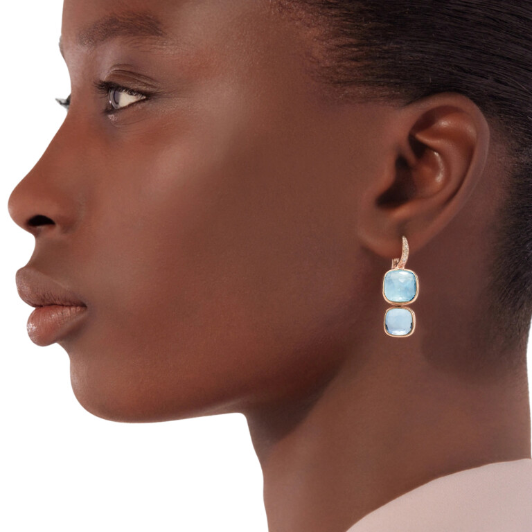 Pomellato Nudo oorhangers roodgoud met diamant - POC2025 O7WHR DB0OY - #3 Pomellato Nudo oorhangers roodgoud met diamant - POC2025 O7WHR DB0OY - #3