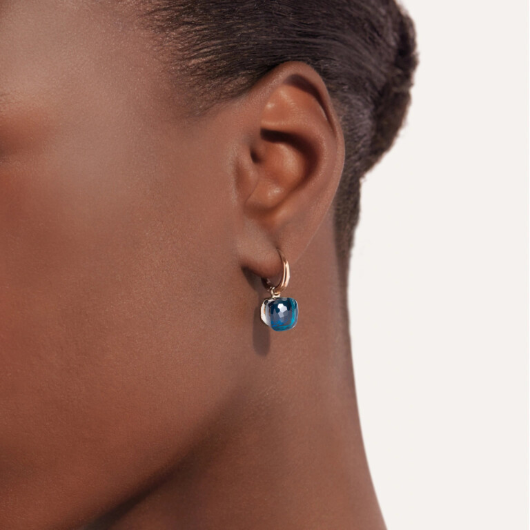 Pomellato Nudo oorhangers rosé/wit goud met London topaas - POA1070 O6000 000TL - #4 Pomellato Nudo oorhangers rosé/wit goud met London topaas - POA1070 O6000 000TL - #4