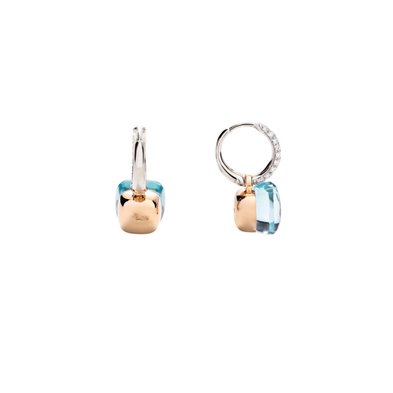 Pomellato Nudo Diamonds oorhangers rosé/wit goud met diamant - POB4010 O6000 DB0OY - #3 Pomellato Nudo Diamonds oorhangers rosé/wit goud met diamant - POB4010 O6000 DB0OY - #3