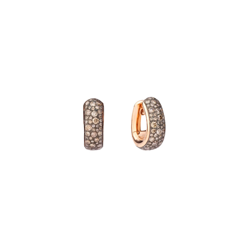 Iconica oorknoppen - Pomellato - POB7122 O7BKR DBR00 Iconica oorknoppen - Pomellato - POB7122 O7BKR DBR00