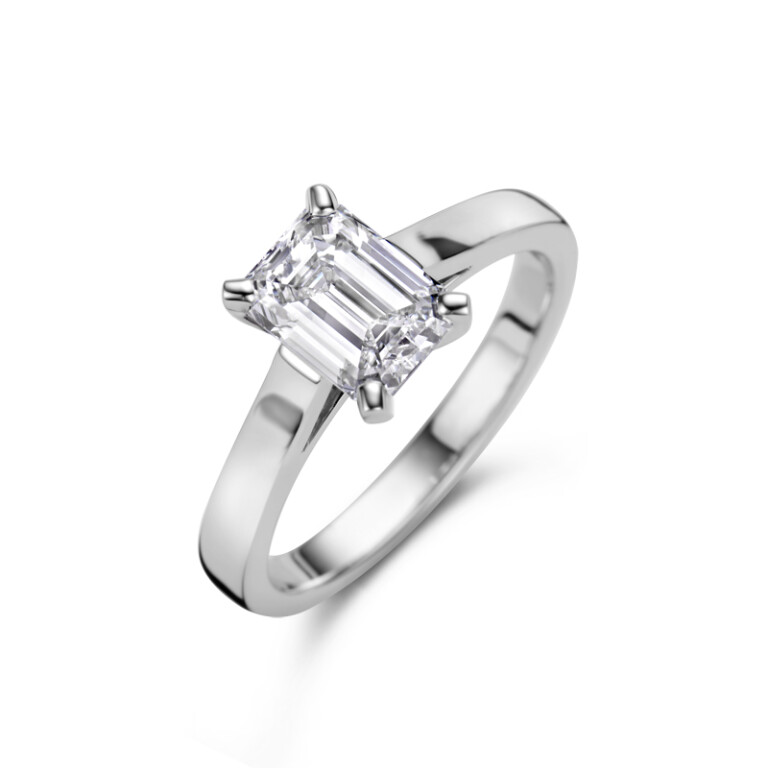 witgoud solitair ring met diamant SC Highlights Diamonds - #2 witgoud solitair ring met diamant SC Highlights Diamonds - #2