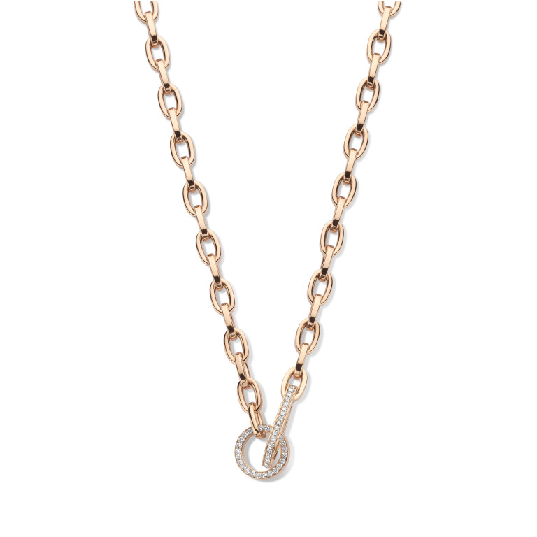 roodgoud schakel collier met diamant SC Highlights Diamonds - #2 roodgoud schakel collier met diamant SC Highlights Diamonds - #2