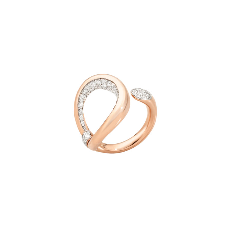 Pomellato Fantina ring roodgoud met diamant - PAC0090 O7WHR DB000 - #2 Pomellato Fantina ring roodgoud met diamant - PAC0090 O7WHR DB000 - #2