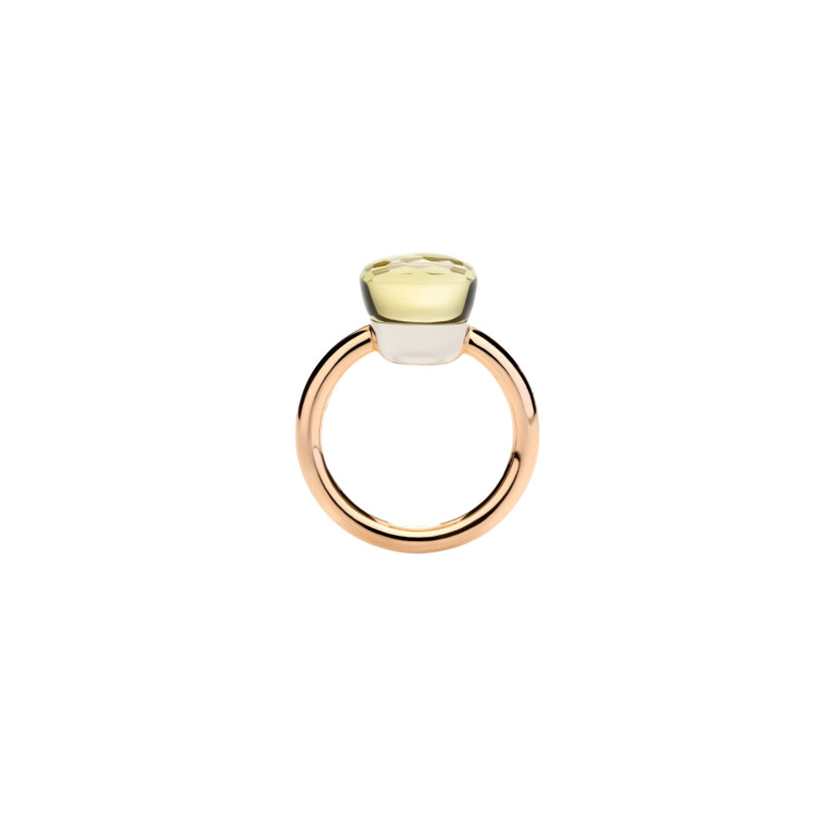 Pomellato Nudo ring rosé/wit goud met Kwarts - PAA1100 O6000 000QL - #3 Pomellato Nudo ring rosé/wit goud met Kwarts - PAA1100 O6000 000QL - #3