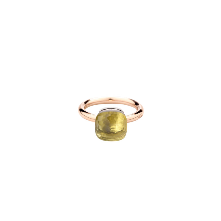 Pomellato Nudo ring rosé/wit goud met Kwarts - PAA1100 O6000 000QL - #4 Pomellato Nudo ring rosé/wit goud met Kwarts - PAA1100 O6000 000QL - #4