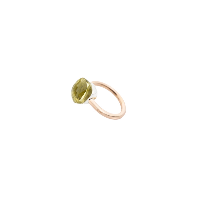 Pomellato Nudo ring rosé/wit goud met Kwarts - PAA1100 O6000 000QL - #5 Pomellato Nudo ring rosé/wit goud met Kwarts - PAA1100 O6000 000QL - #5