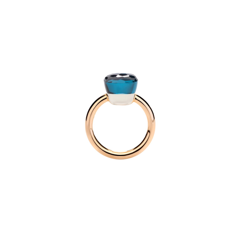 Pomellato Nudo ring rosé/wit goud met London topaas - PAA1100 O6000 000TL - #3 Pomellato Nudo ring rosé/wit goud met London topaas - PAA1100 O6000 000TL - #3