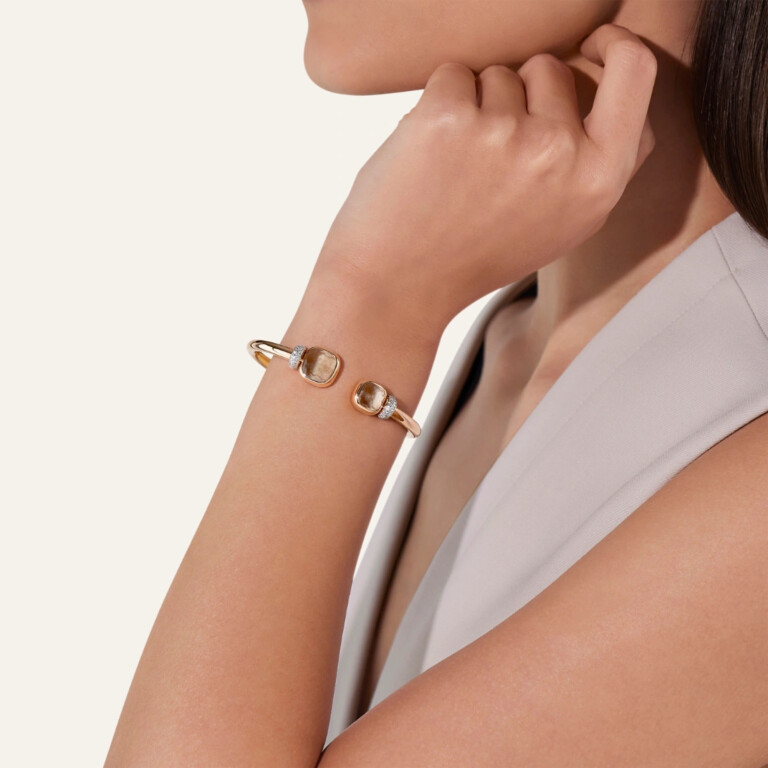 Pomellato Nudo spang armband roodgoud met diamant - PBC1006 O7WHR DB0PA - #4 Pomellato Nudo spang armband roodgoud met diamant - PBC1006 O7WHR DB0PA - #4