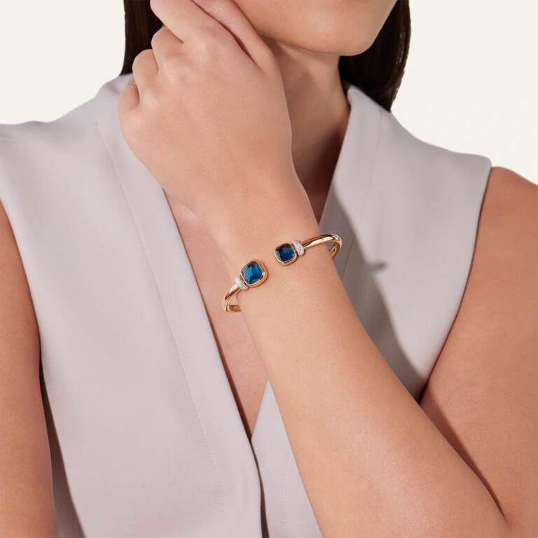 Pomellato Nudo spang armband roodgoud met diamant - PBC1006 O7WHR DB0TL - #4 Pomellato Nudo spang armband roodgoud met diamant - PBC1006 O7WHR DB0TL - #4