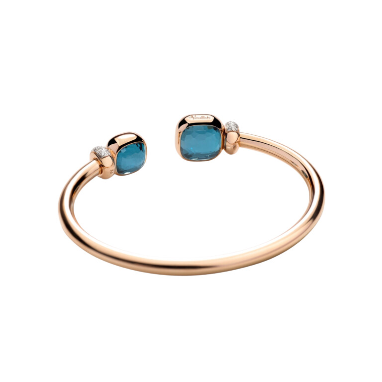 Pomellato Nudo spang armband roodgoud met diamant - PBC1006 O7WHR DB0TL - #5 Pomellato Nudo spang armband roodgoud met diamant - PBC1006 O7WHR DB0TL - #5