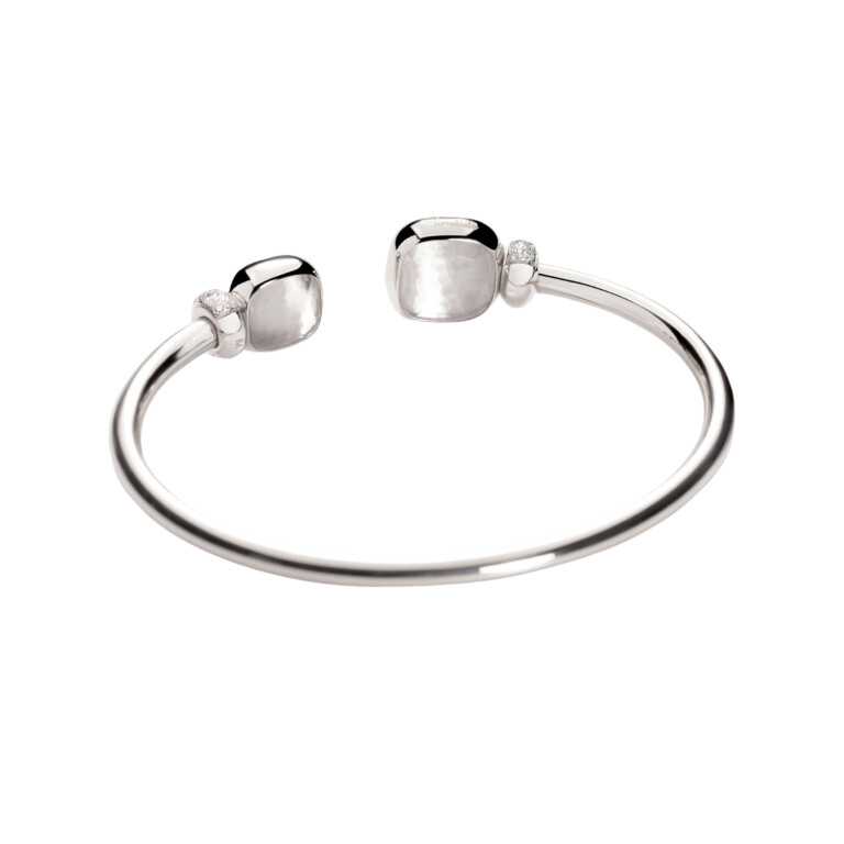 Pomellato Nudo spang armband witgoud met diamant - PBC2027 O2WHR DB0TB - #5 Pomellato Nudo spang armband witgoud met diamant - PBC2027 O2WHR DB0TB - #5