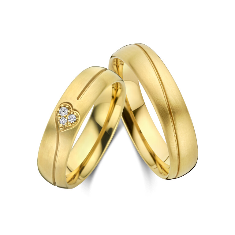 geelgoud trouwring Classic Love Collection - 243610 - #2 geelgoud trouwring Classic Love Collection - 243610 - #2
