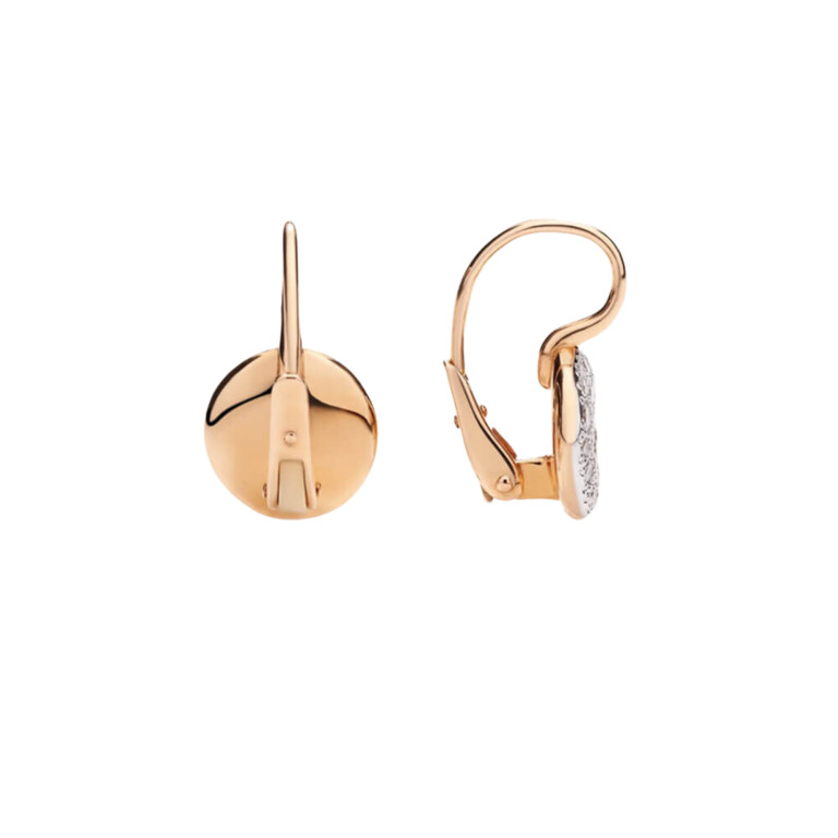 Pomellato Sabbia oorhangers roodgoud met diamant - POB2041 O7000 DB000 - #3 Pomellato Sabbia oorhangers roodgoud met diamant - POB2041 O7000 DB000 - #3