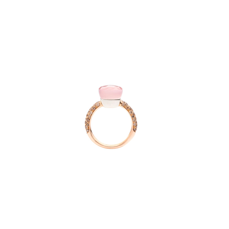 Pomellato Nudo ring rosé/wit goud met diamant - PAC0040 O7000 BRCQR - #2 Pomellato Nudo ring rosé/wit goud met diamant - PAC0040 O7000 BRCQR - #2