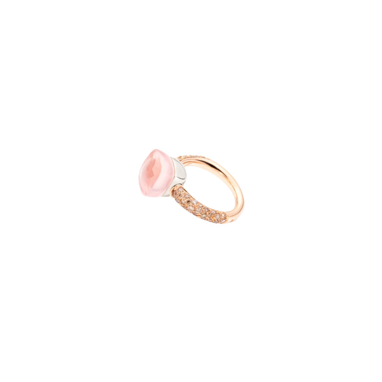 Pomellato Nudo ring rosé/wit goud met diamant - PAC0040 O7000 BRCQR - #4 Pomellato Nudo ring rosé/wit goud met diamant - PAC0040 O7000 BRCQR - #4