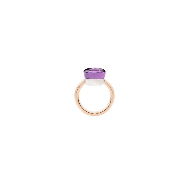 Pomellato Nudo Assoluto ring rosé/wit goud met Amethist - PAB7042 O6000 000OI - #3 Pomellato Nudo Assoluto ring rosé/wit goud met Amethist - PAB7042 O6000 000OI - #3