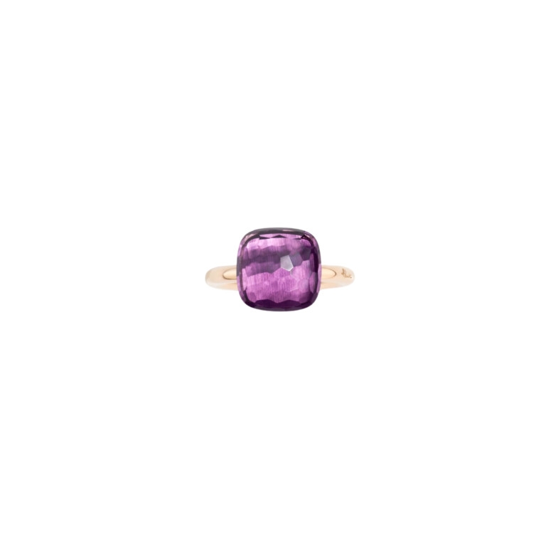 Pomellato Nudo Assoluto ring rosé/wit goud met Amethist - PAB7042 O6000 000OI - #4 Pomellato Nudo Assoluto ring rosé/wit goud met Amethist - PAB7042 O6000 000OI - #4