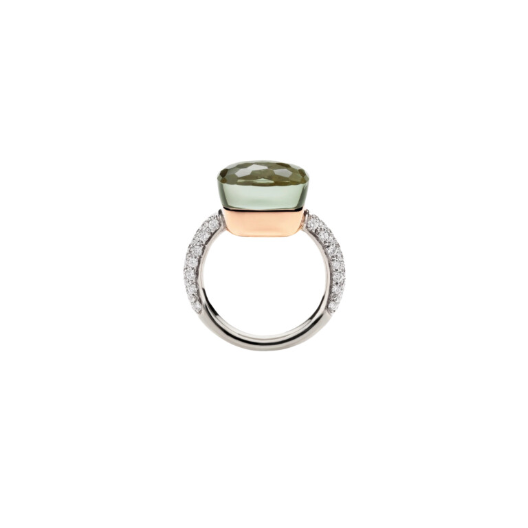 Pomellato Nudo Diamonds ring rosé/wit goud met diamant - PAB4010 O6000 DB0PA - #3 Pomellato Nudo Diamonds ring rosé/wit goud met diamant - PAB4010 O6000 DB0PA - #3