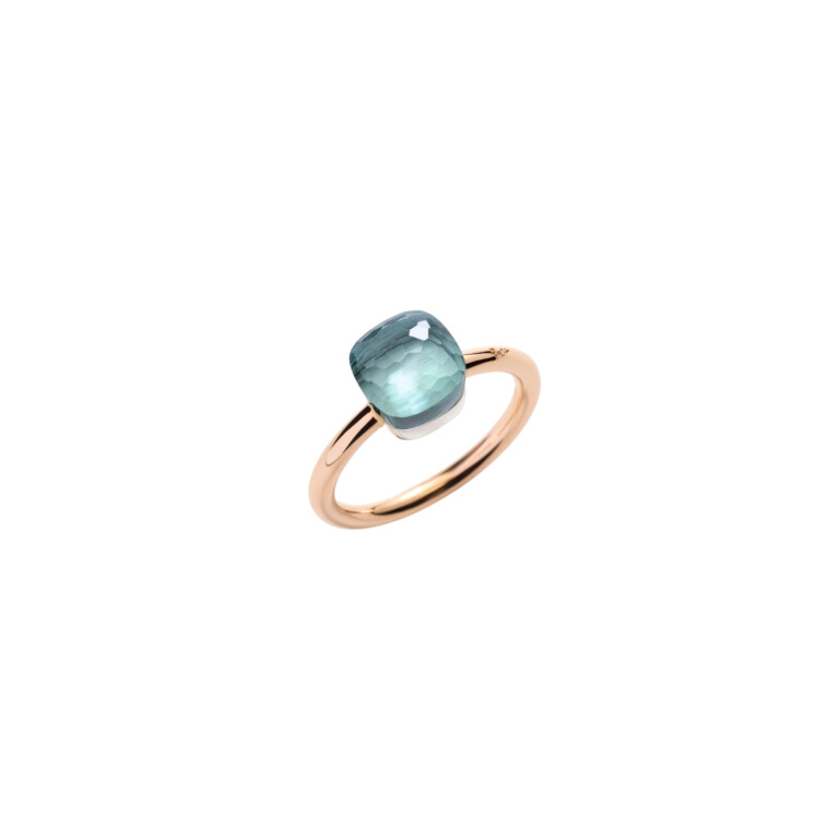 Pomellato Nudo Petit ring rosé/wit goud met Topaas - PAB4030 O6000 000OY - #2 Pomellato Nudo Petit ring rosé/wit goud met Topaas - PAB4030 O6000 000OY - #2
