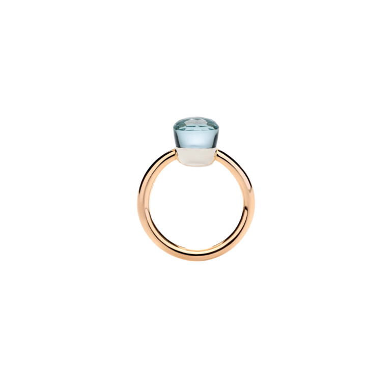 Pomellato Nudo Petit ring rosé/wit goud met Topaas - PAB4030 O6000 000OY - #3 Pomellato Nudo Petit ring rosé/wit goud met Topaas - PAB4030 O6000 000OY - #3