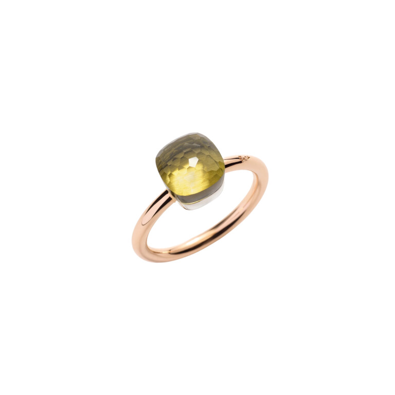 Pomellato Nudo Petit ring rosé/wit goud met Kwarts - PAB4030 O6000 000QL - #2 Pomellato Nudo Petit ring rosé/wit goud met Kwarts - PAB4030 O6000 000QL - #2