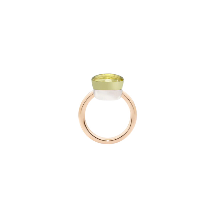 Pomellato Nudo Grande ring rosé/wit goud met Kwarts - PAB2010 O6000 000QL - #5 Pomellato Nudo Grande ring rosé/wit goud met Kwarts - PAB2010 O6000 000QL - #5