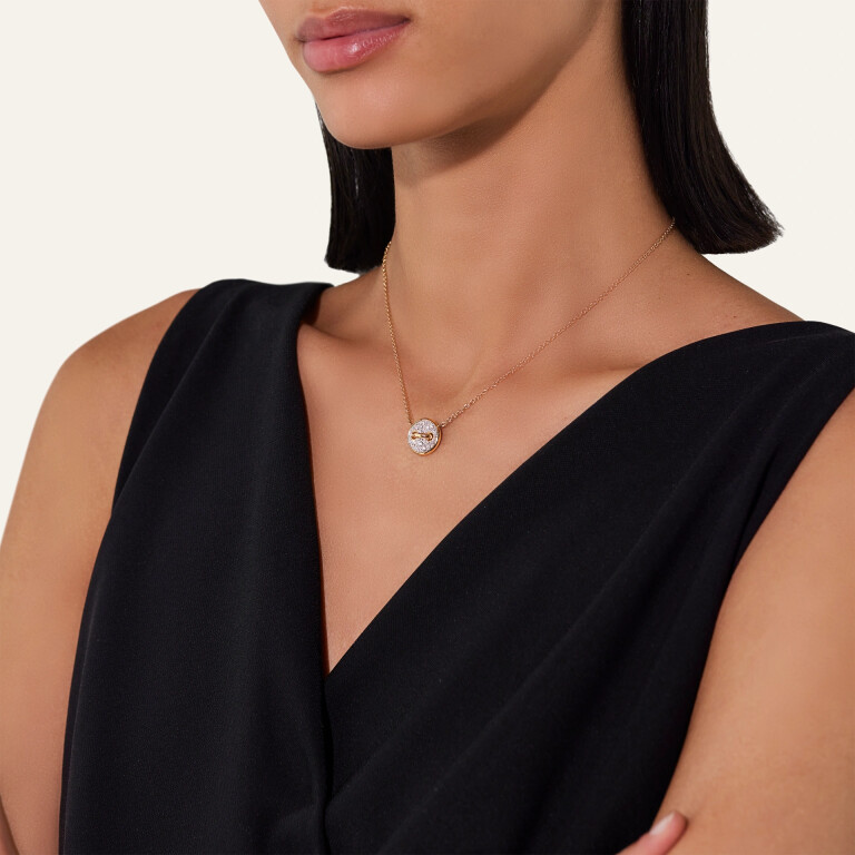 Pomellato Pom Pom Dot collier met hanger roodgoud met diamant - PCC4031 O7WHR DB0MP - #4 Pomellato Pom Pom Dot collier met hanger roodgoud met diamant - PCC4031 O7WHR DB0MP - #4