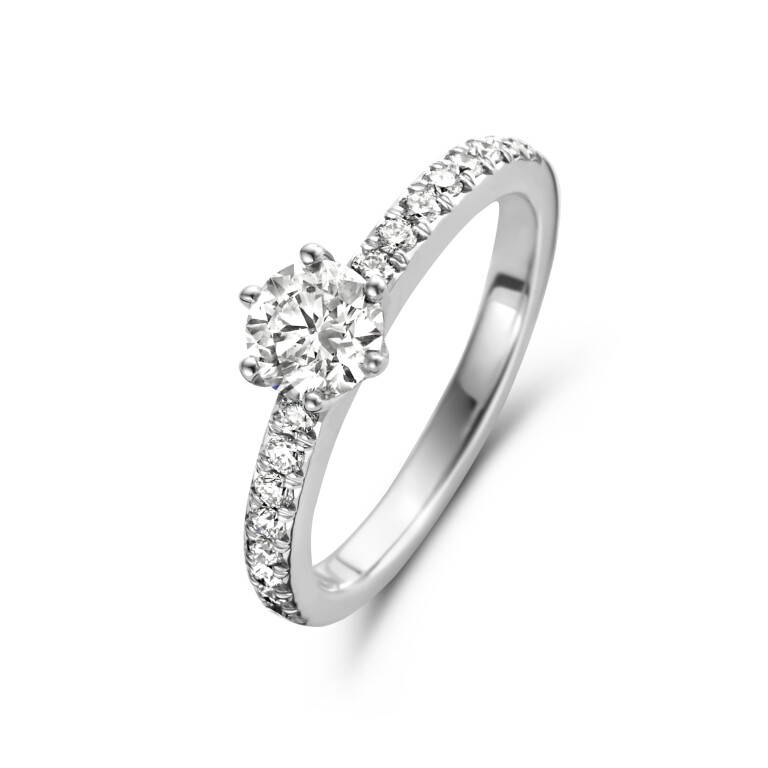 witgoud solitair ring met diamant SC Highlights Diamonds - #2 witgoud solitair ring met diamant SC Highlights Diamonds - #2
