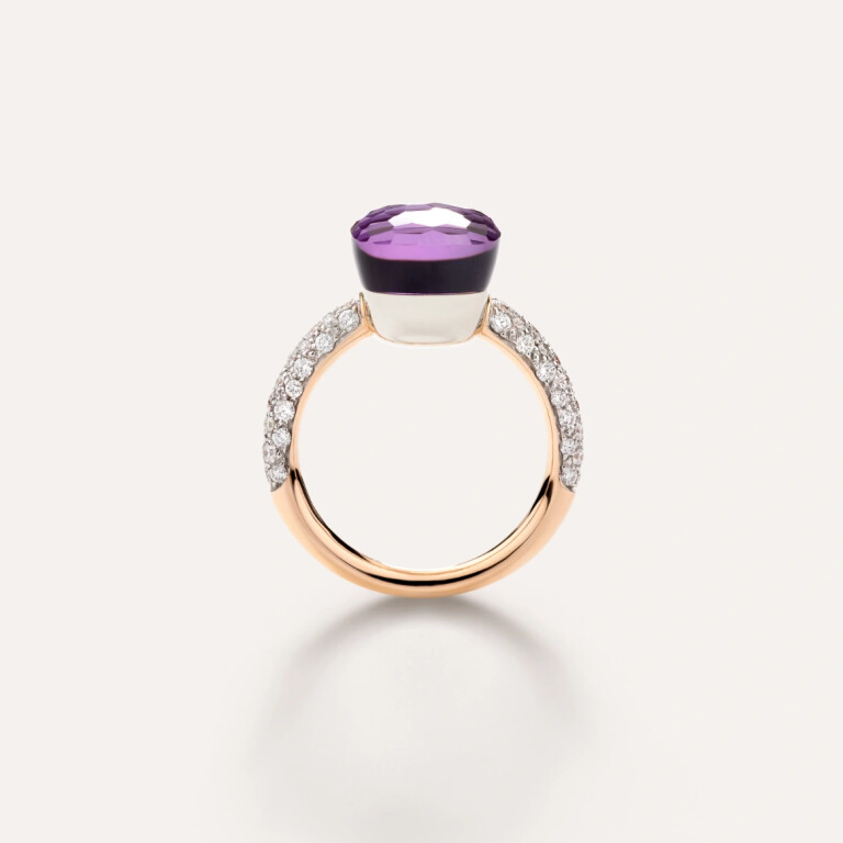 Pomellato Nudo ring rosé/wit goud met diamant - PAC0040 O6WHR DB0OI - #3 Pomellato Nudo ring rosé/wit goud met diamant - PAC0040 O6WHR DB0OI - #3