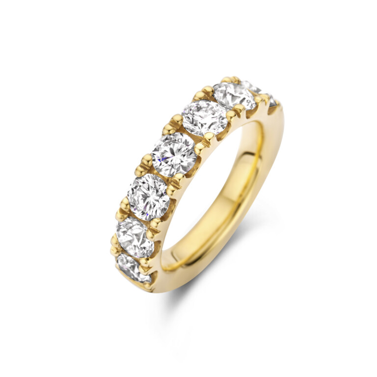 geelgoud alliance ring met diamant SC Highlights Diamonds - #2 geelgoud alliance ring met diamant SC Highlights Diamonds - #2