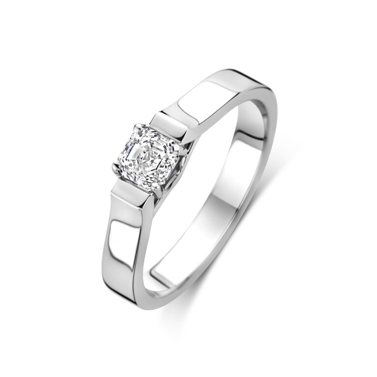 Royal Asscher Celeste solitair ring platina met diamant - R.111.RAC.PT.56 HRD - #2 Royal Asscher Celeste solitair ring platina met diamant - R.111.RAC.PT.56 HRD - #2