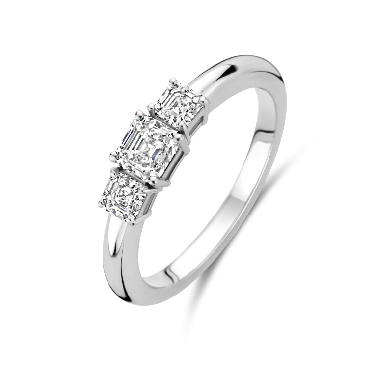 Royal Asscher Claudine ring witgoud met diamant - R.167.RAC.WG.19  GIA - #3 Royal Asscher Claudine ring witgoud met diamant - R.167.RAC.WG.19  GIA - #3